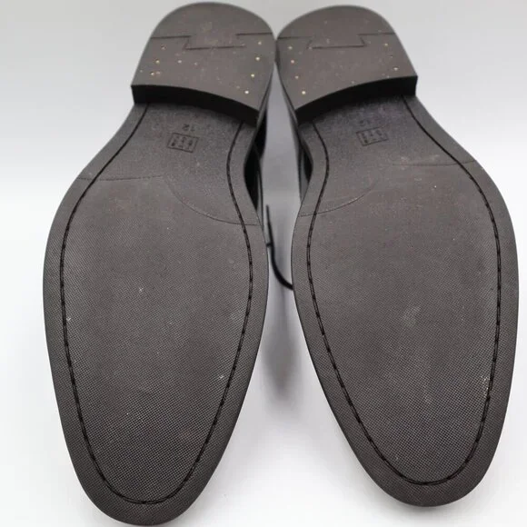 The Black Tux Black Patent Leather Shoes Men's Size 12 SH001 H - Picture 5 of 10